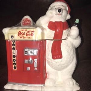 Polar bear cookie jar